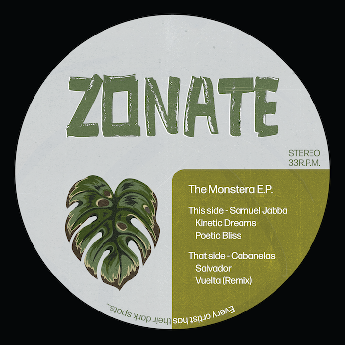 ( ZONATE 001 ) SAMUEL JABBA & CABANELAS - The Monstera EP ( 12" ) Zonate